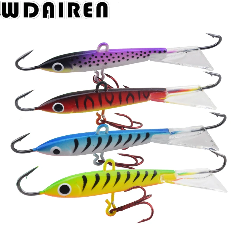 Señuelos de Pesca de plantilla de hielo de invierno de calidad, 8,5 cm, 18g, cebo Artificial, equilibrador de leurre para pesca de carpa, Lucio, aparejos de perca, 1 ud. - imagen 3