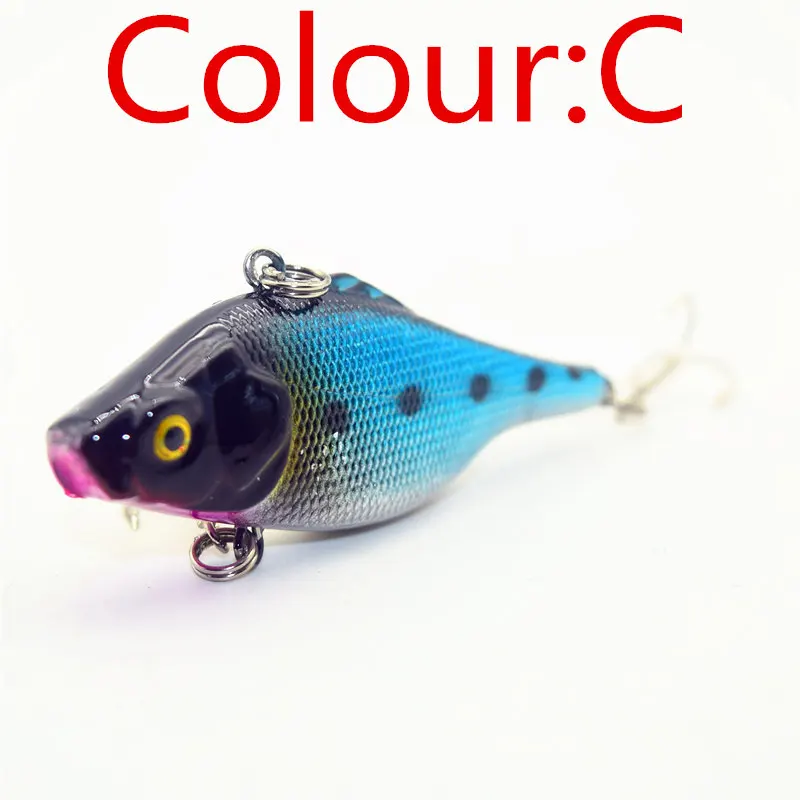 VIB-señuelo de Pesca de 6,5 CM y 9,5G, Wobbler Crankbait Artificial, cebo duro japonés, aparejos Swimbait, 6 colores disponibles, FA-236 - imagen 5