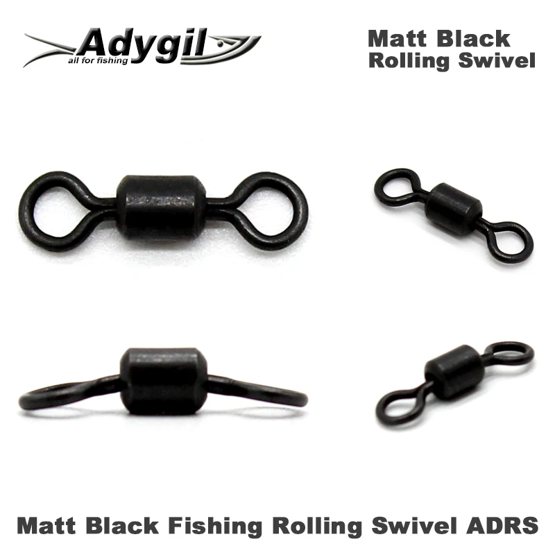 Giratorio Adygil ADRS Negro Mate para Pesca