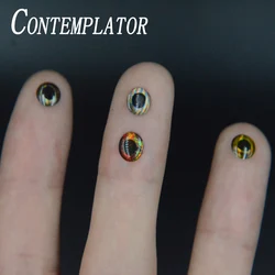 Ojos de pesca holográficos realistas 4D, 80 unidades, 4 estilos de serpentinas, cebos, accesorios de pesca con mosca