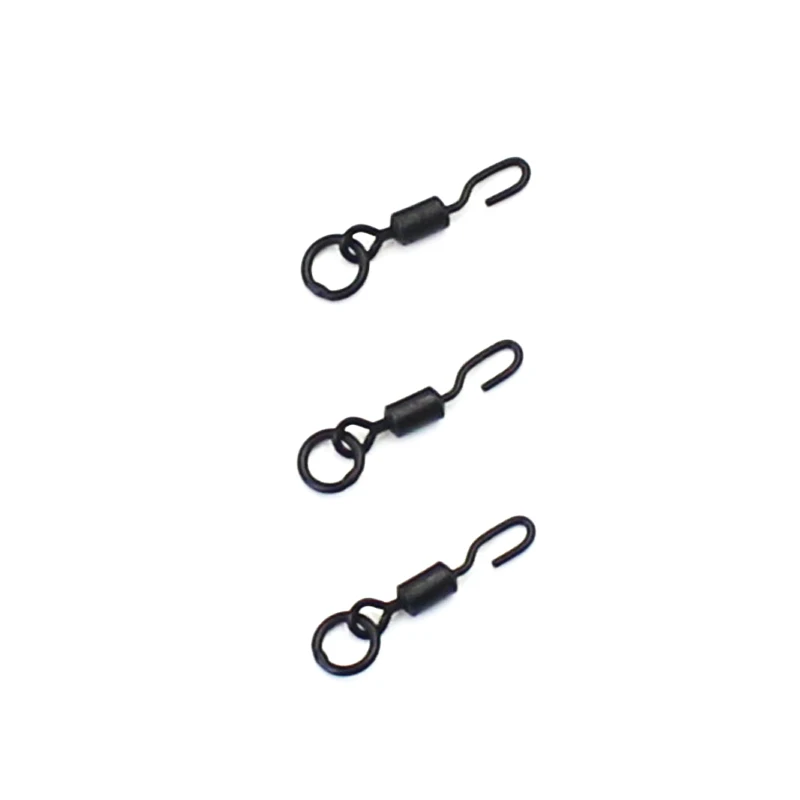 20PCS Spinner Swivel for Ronnie Rig Carp Fishing Accessories for Carp Rig Micro Hook Swivel Tackle Quick Change - imagen 4