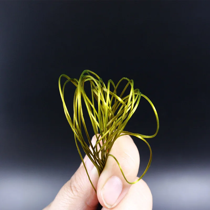 Juego de 5 paquetes de lycra para atar moscas, patas de goma LIFE FLEX, hilo de Spandex brillante, forma ovalada, materiales de atado de moscas para patas de gafas locas, nuevo - imagen 2