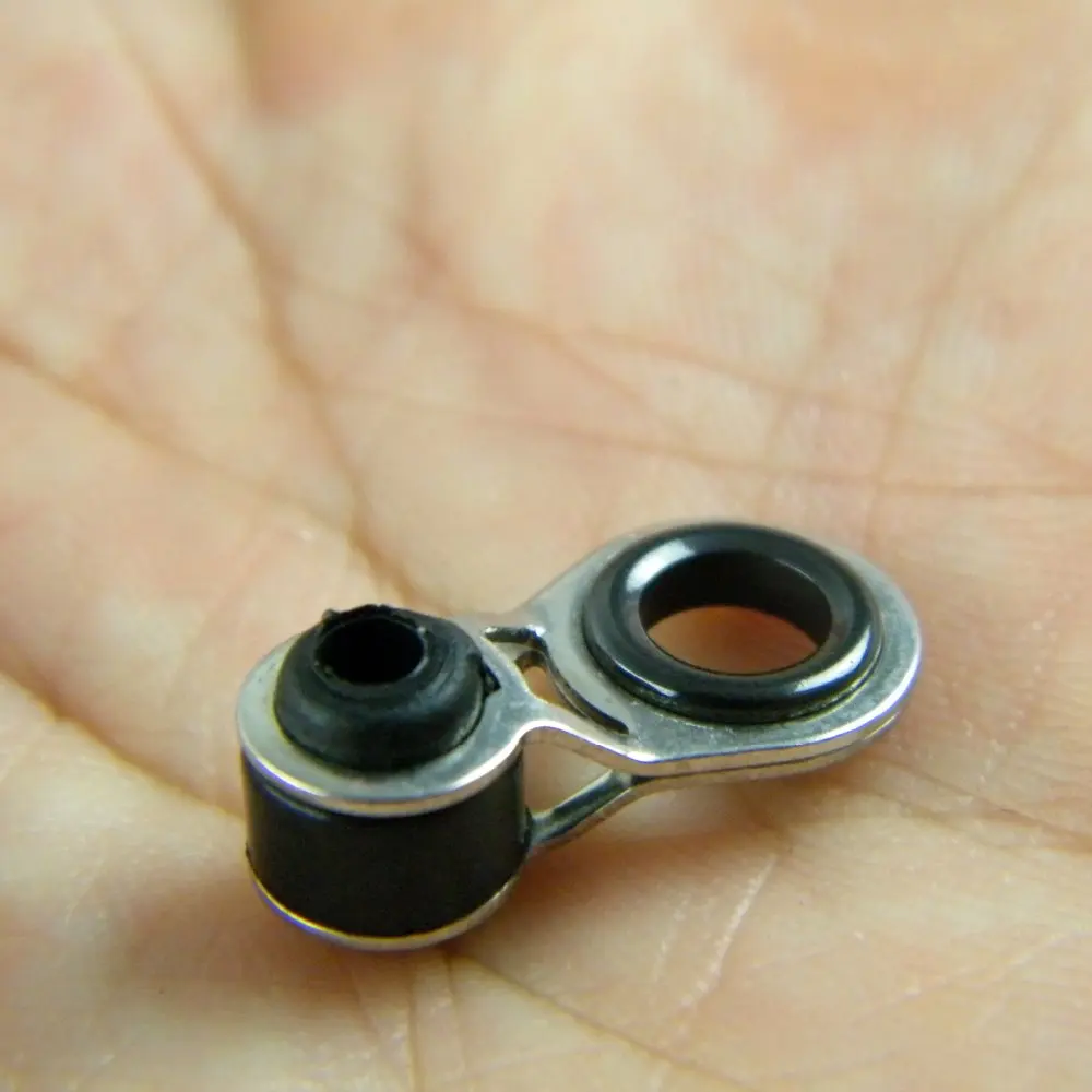 THKFISH-Kit de reparación de guías de caña de pescar, juego de anillos de cerámica de fundición para Surf, telescópica, 100 piezas, 2mm-2,8mm - imagen 2