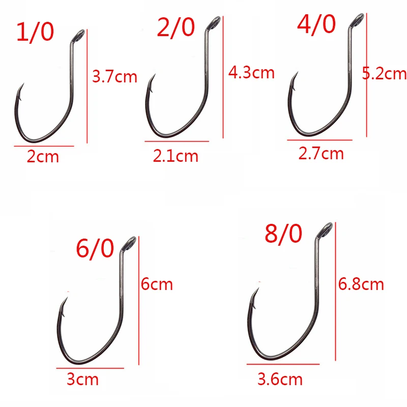 Easy Catch-anzuelos de pesca de acero con alto contenido de carbono, cebo de pez gato, tamaño 10 #-100, 8832 unidades - imagen 3