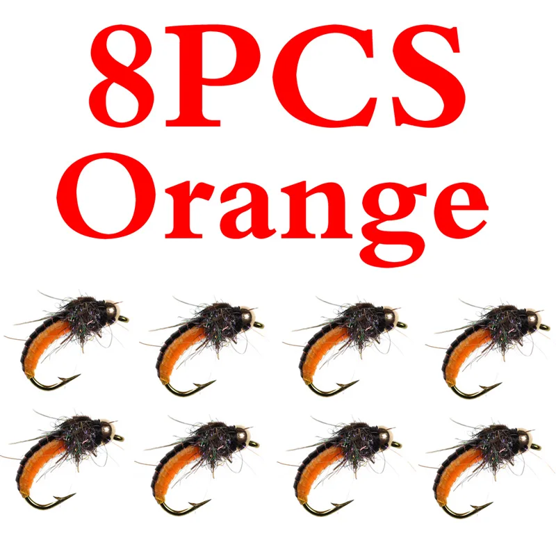 8pcs orange