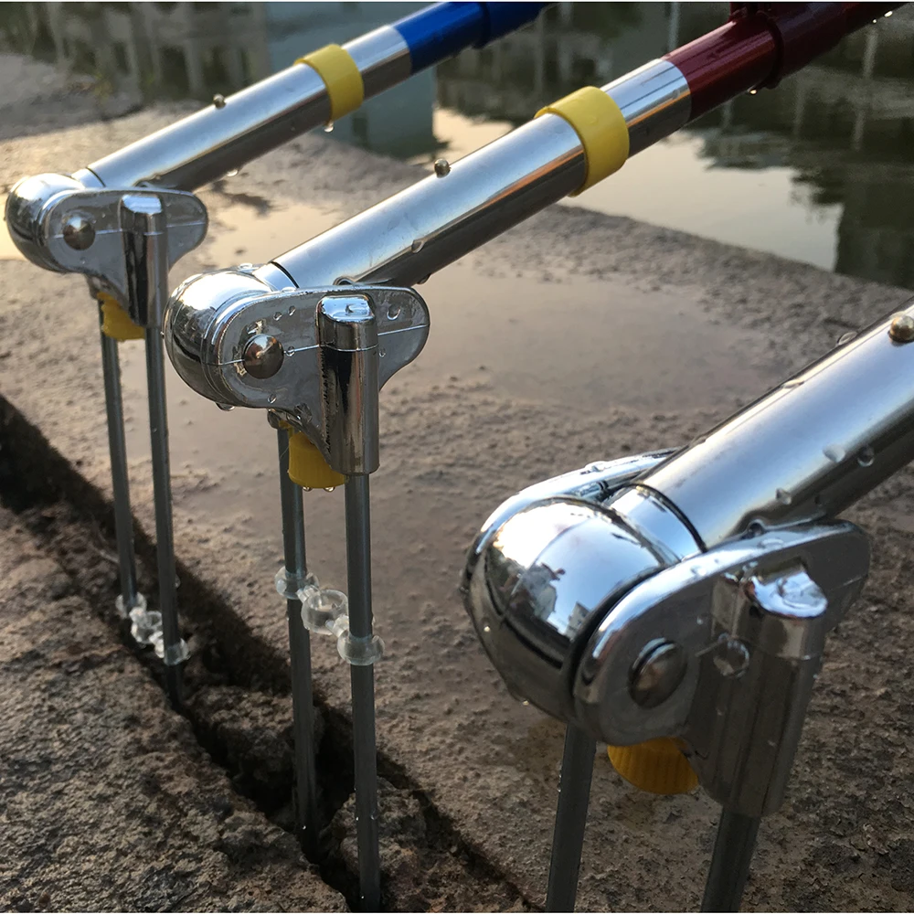 Soporte para caña de pescar, herramienta telescópica ajustable de fibra de carbono, 1,7/2,1/2,4 M - imagen 4