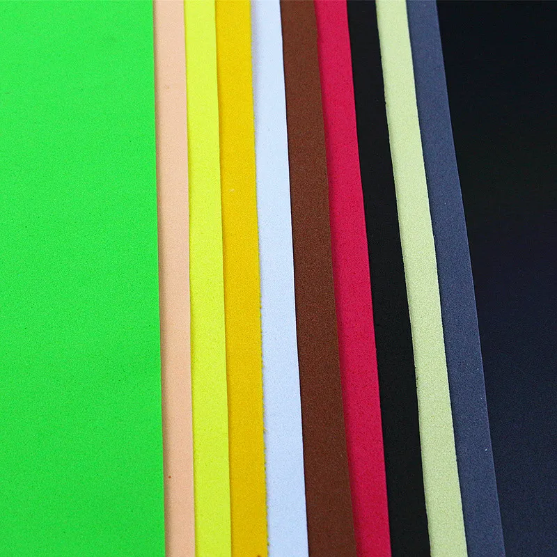 10 hojas de espuma súper fina para atar moscas, hoja de espuma EVA de 1mm de espesor, materiales flotantes para atar moscas pequeñas, papel de espuma para afeitar - imagen 3