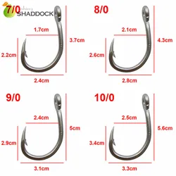 Anzuelos Acero Inoxidable 10884 Para Atún – Multiples Tallas
