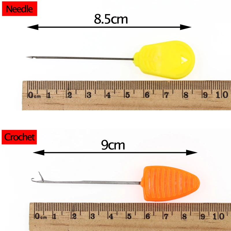 Wifreo-agujas de empalme para pesca de carpa, tijeras, Boilies, herramientas pop-up, 4 Uds. - imagen 2