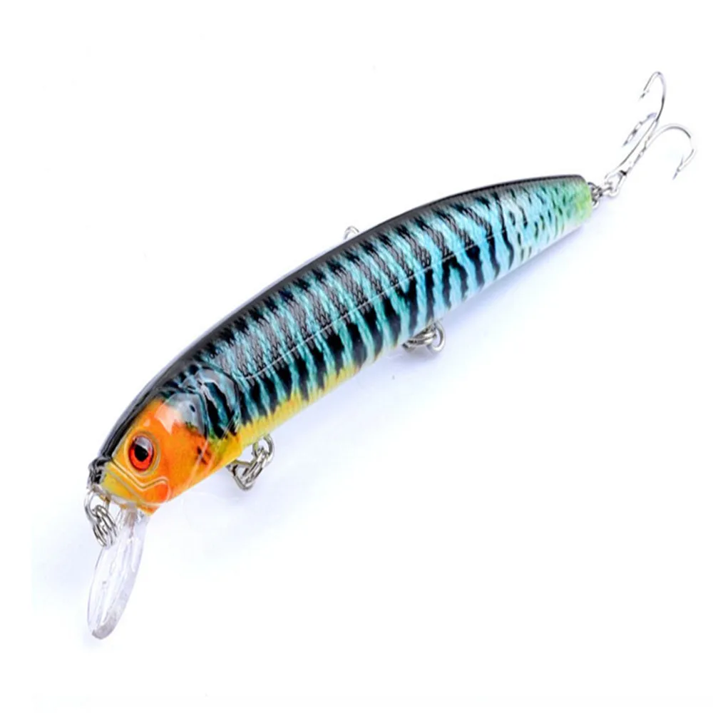 Señuelo de pesca de pececillos de alta calidad, cebo duro Artificial flotante, Wobblers Crankbait, accesorios de pesca, 12,9g, 12,5 cm, 1 ud. - imagen 4