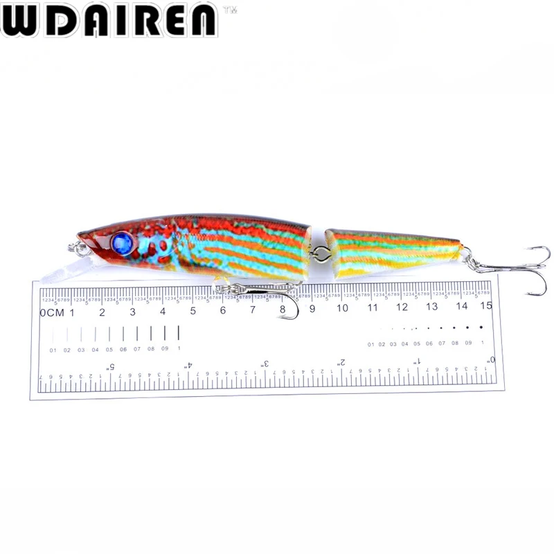 Señuelo de hundimiento para pesca en el mar, Kit de anzuelo duro, Wobbler, de plástico, alimentador de pesca, 14cm, 21,5g, 1 ud. - imagen 5