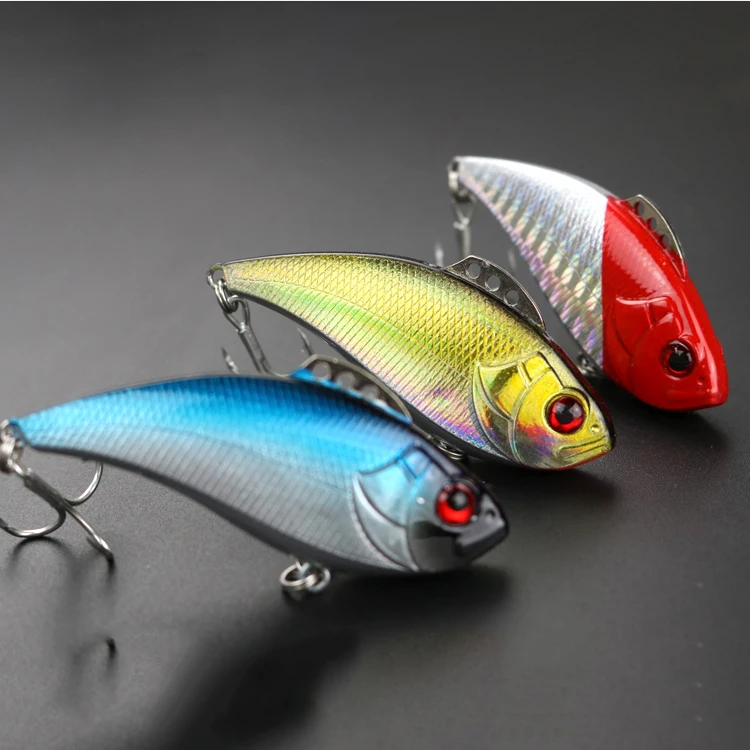 Señuelos de pesca de invierno, cebo duro de 13g VIB con plomo en el interior, pez de plomo, aparejos de pesca de mar, plantilla Wobbler, 1 Uds. - imagen 4