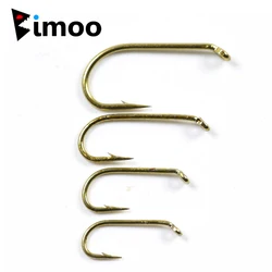 Bimoo Anzuelo Ninfa Bronce Wet Hook – Doble fuerte para pesca mar