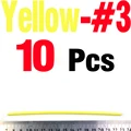 10PCS Yellow Size 3