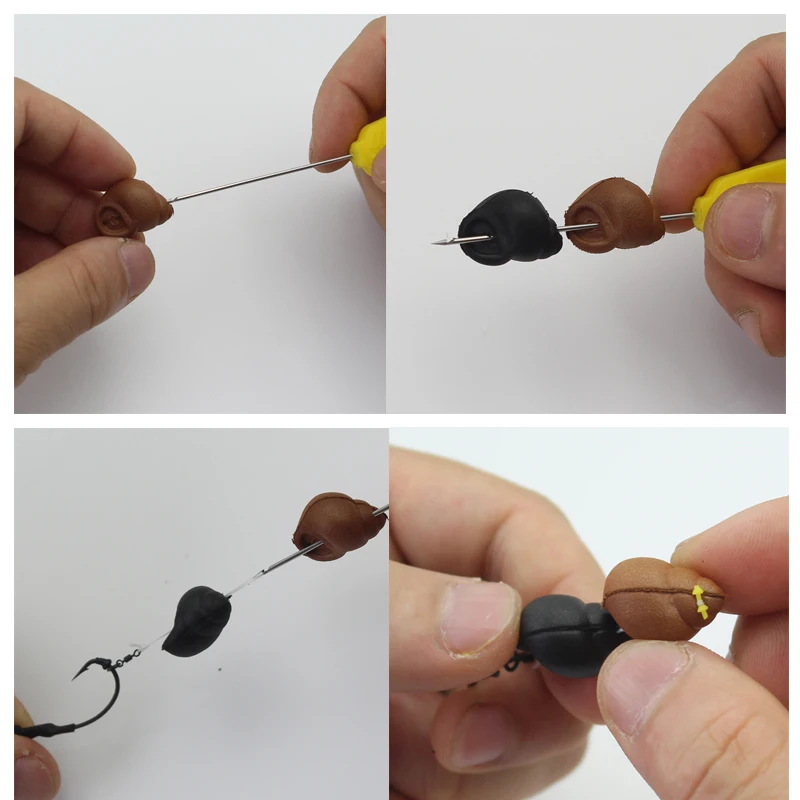Boilies de pesca de carpa, cebo de Caracol Pop-Up, cebo falso de espuma de maíz para pelo de carpa, método Zig Rig, alimentador de pesca, 10 Uds. - imagen 4