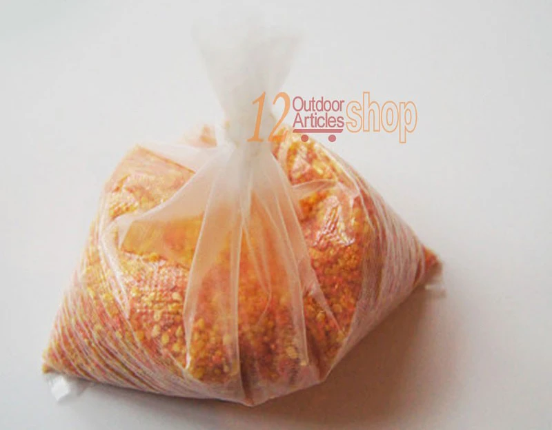 Promoción MNFT, 50 piezas, bolsa de PVA para pesca de carpa, 7cm x 15cm, Material de pesca de carpa que disuelta en agua - imagen 5