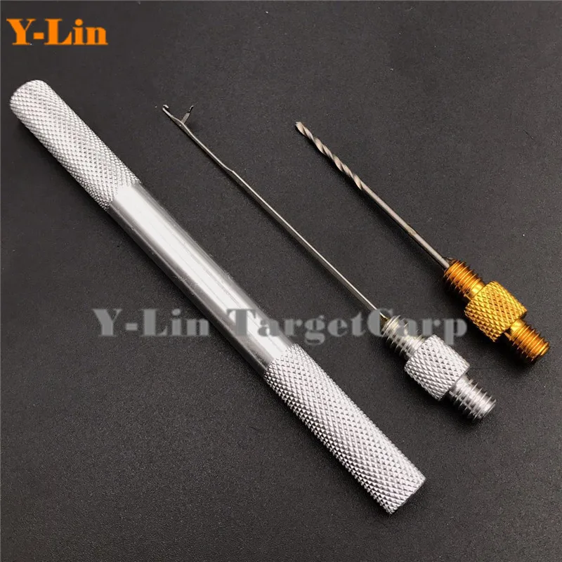 Boilies de cebo para pesca de carpa, aparejos de pelo de pellets, agujas, taladros, herramientas de fabricación de empalme, aparejos de perforación, accesorios de carga - imagen 5