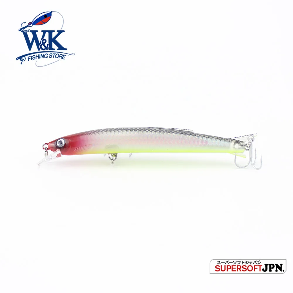 Jerkbait flotante de pececillo de 11 cm, señuelo duro de 13 g, Pesca colorida con anzuelo triple fuerte para Pesca costera y en barco - imagen 3