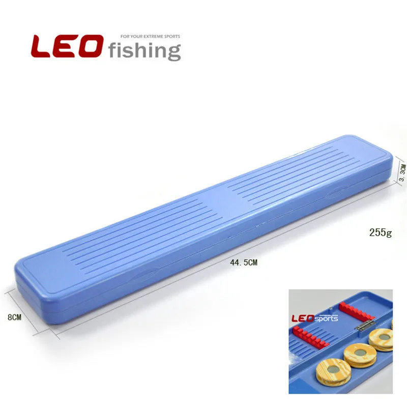 Caja de Herramientas de pesca de 44,5x8x3,3 cm, almacenamiento de aparejos de pesca, accesorios, funda que protege tus flotadores y líneas de pesca - imagen 2