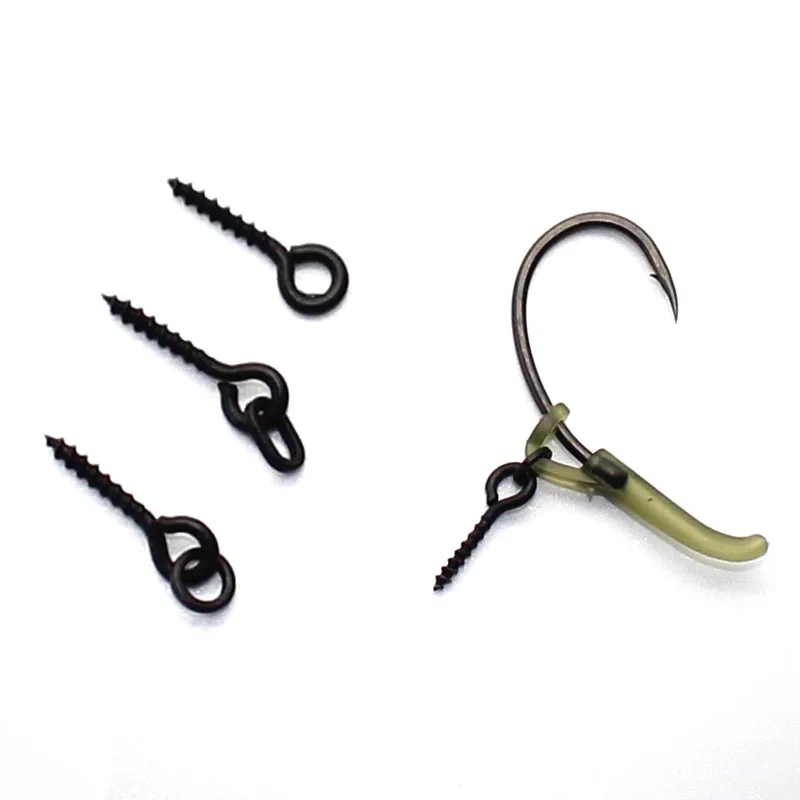 20 piezas cebo de pesca de carpa, gancho de tornillo, cebo, picadura, Boilies emergentes, Spike Ronnie Chod, accesorios de aparejo para el cabello para método de pesca alimentadora