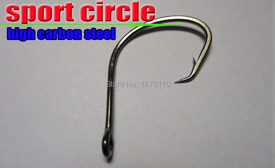 Gancho de círculo deportivo de alta calidad hecho de acero al alto carbono para los entusiastas de la pesca