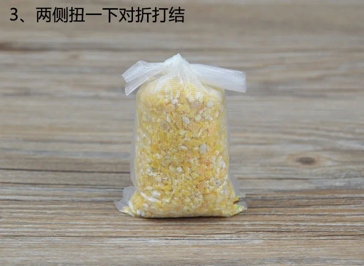 Bolsa de PVA para pesca de carpa, 30 piezas, promoción, envío gratis, 7cm x 14cm, Material de pesca de carpa para disolución de agua - imagen 4