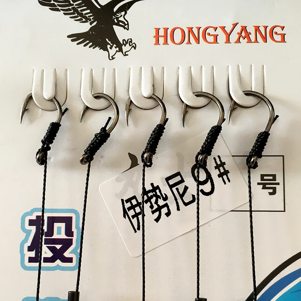 Anzuelos de acero inoxidable, aparejos de pesca giratorios, anzuelos de cuerda con Círculo - imagen 4