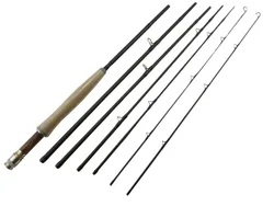 Aventik-caña de pescar de 5/6wt, 9ft, 6 unidades, la mejor caña de pescar de viaje, nueva, con tubo de caña dura