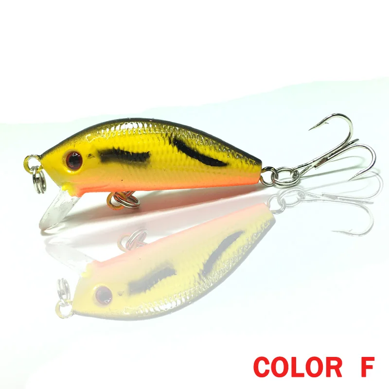 Mini señuelo de pesca Crankbait, 5cm, 3,6g, Wobbler, aparejos de plástico duro, 1 ud. - imagen 4