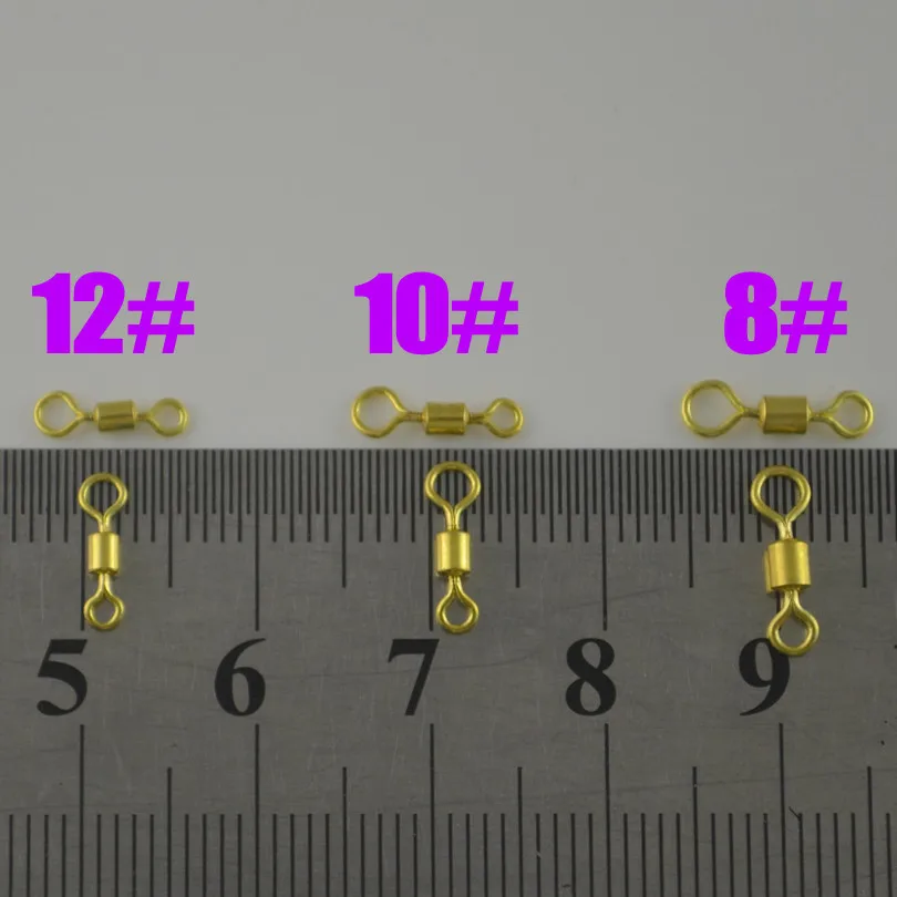 Descubra el tamaño perfecto para sus necesidades de pesca con nuestros 12# 10# y 8# Snap Swivels