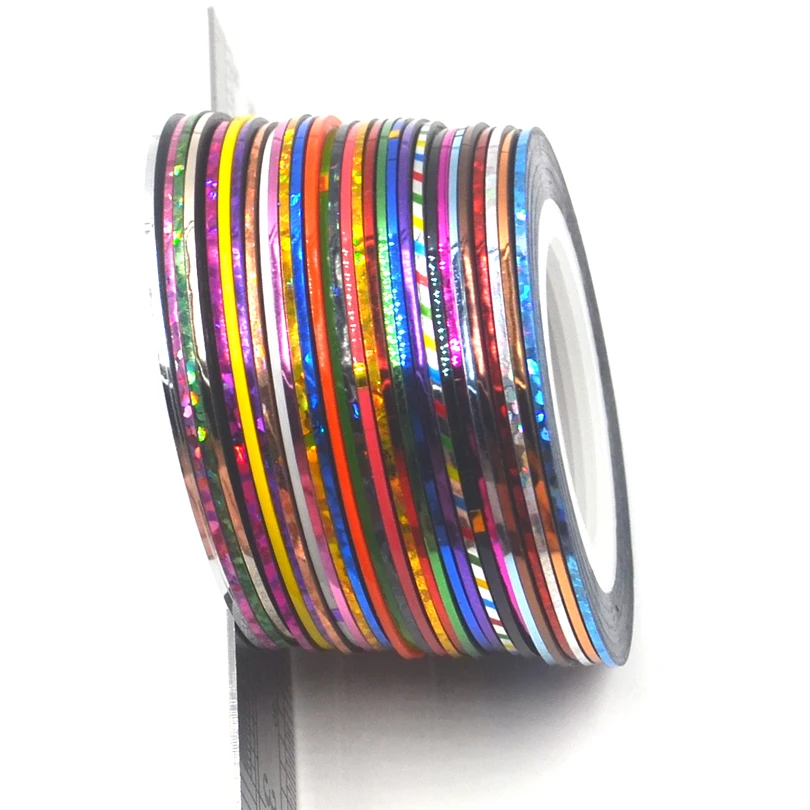 MNFT 60 uds 1mm * 20 yardas oropel colorido chenilla Material de atado de moscas cinta de líneas brillantes UV para pesca con mosca Ninfa Chironomid - imagen 3