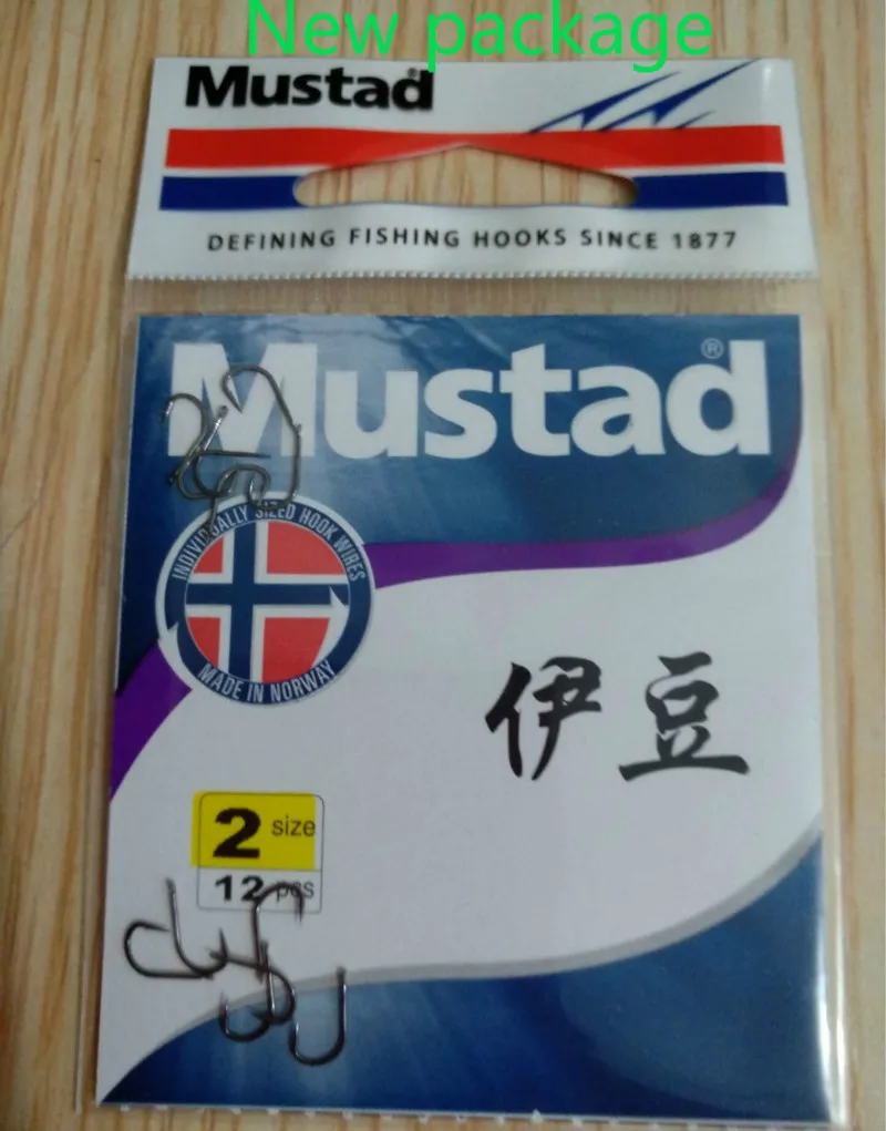 Mustad-anzuelo de pesca de acero con alto contenido de carbono 10114, paquete de 5 anzuelos de púas, tamaño 1-15, accesorio de pesca de carpa - imagen 5