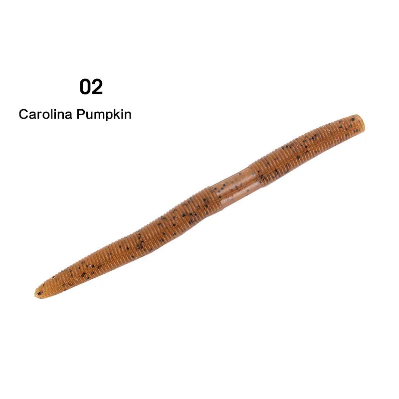 Señuelo de gusanos artificiales, cebo blando de pesca, 13,5 cm/10g, sal de gusano añadido, rosca de tornillo Grub en forma - imagen 3