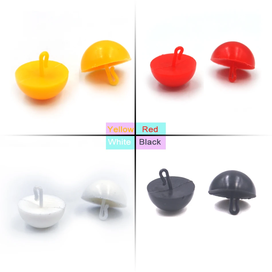 MNFT 12 Uds mira parada cebos de plástico señuelos de pesca de carpa granulares con pequeño gancho de plástico - imagen 4