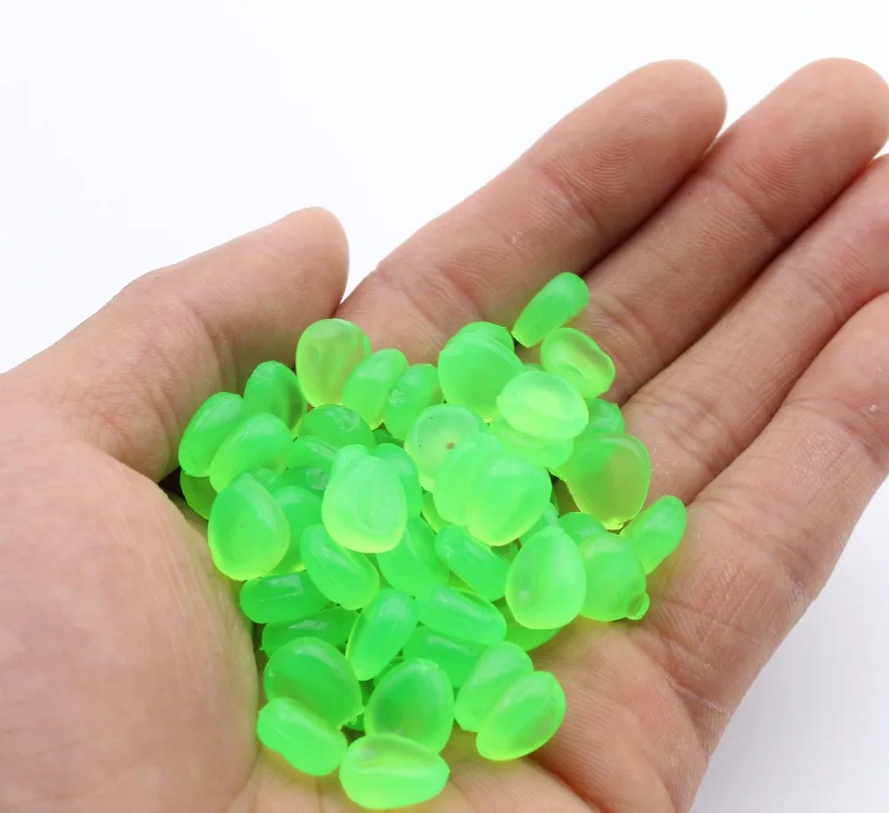 LEOSPORT-cebos blandos de maíz de 1cm, 4 colores, señuelo de pesca de silicona, carpa Artificial, cebos flotantes, juego de aparejos de pesca, 50 Uds. - imagen 5