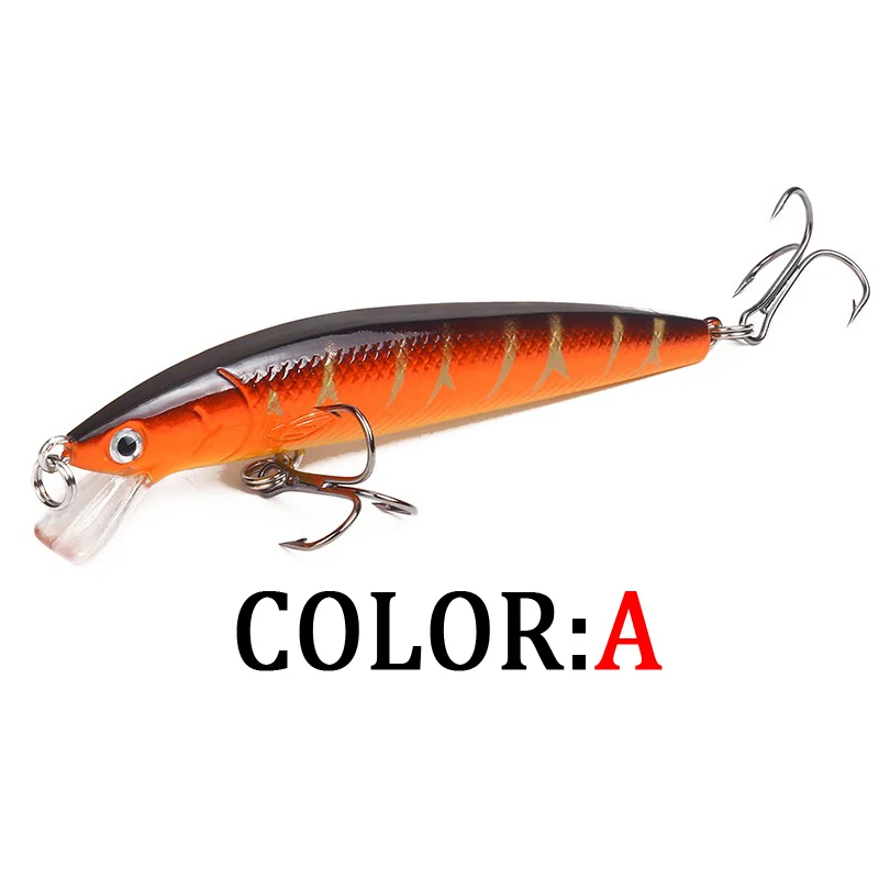 KMRESA-señuelo de pesca de pececillos láser, 1 unidad, 7,5G, flotante, 10CM, wobblers para pesca, cebo Artificial japonés, Crankbaits duros - imagen 3