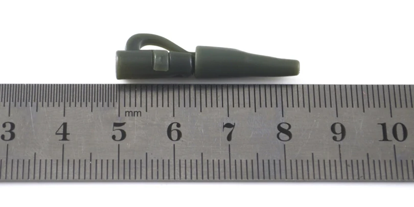 MNFT-Juego de 12 aparejos de pesca para carpa, Clips de plomo de seguridad para exteriores, herramienta de aparejos de pesca de carpa, Clips de plomo de seguridad con pasadores, tubos de goma de cola - imagen 4