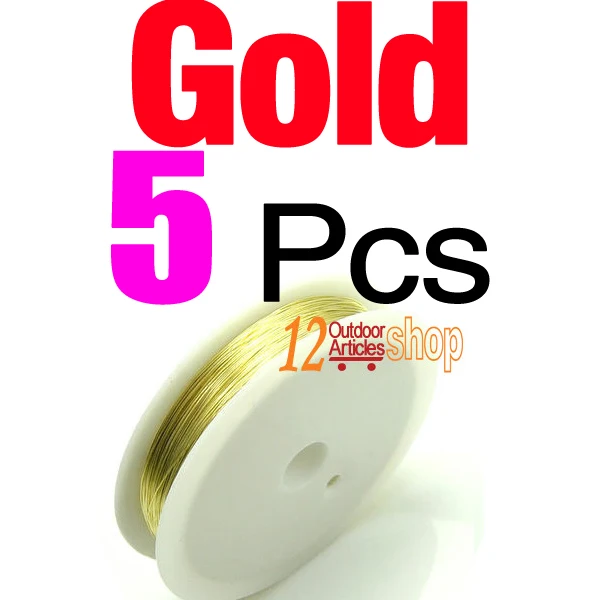5pcs Golden