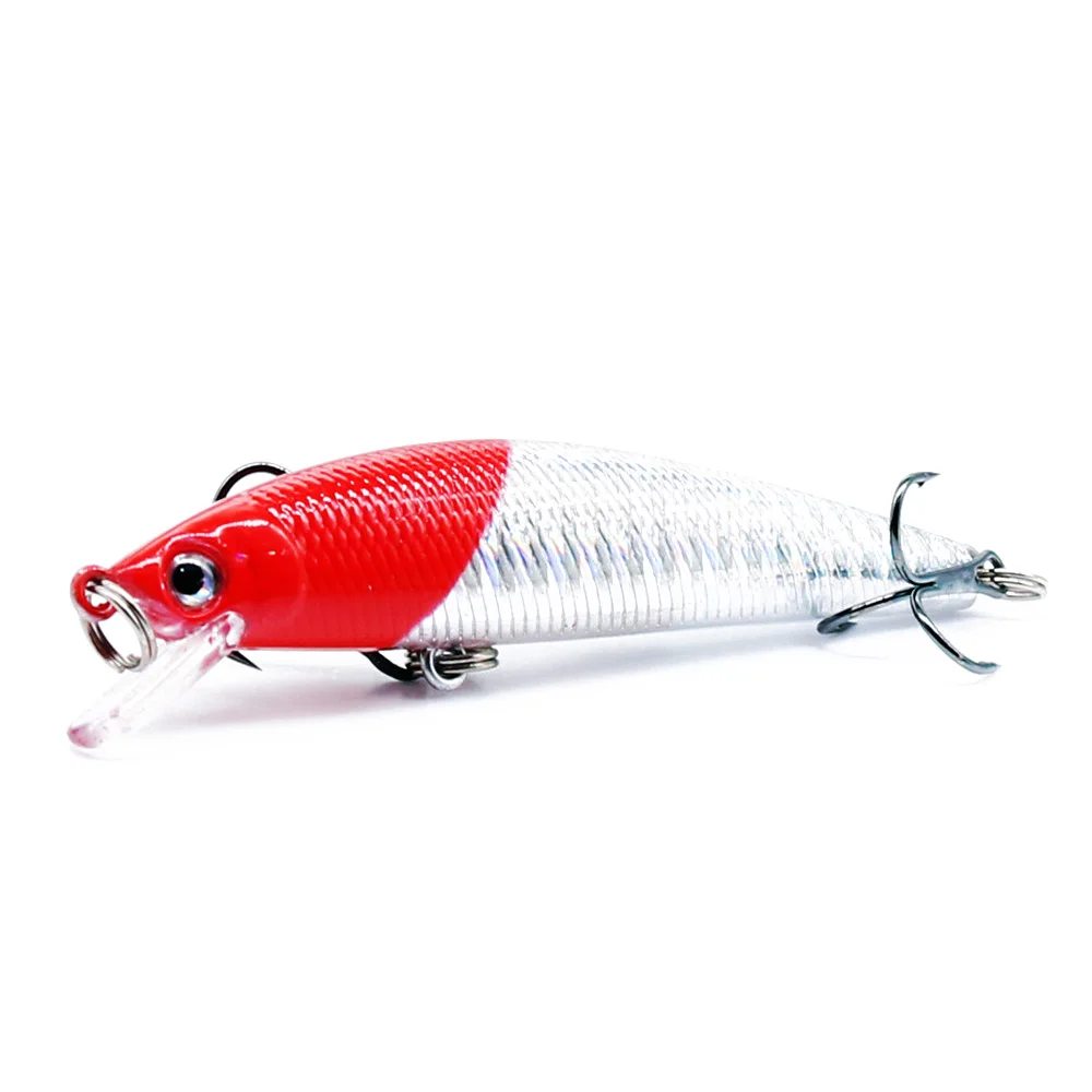 Señuelo de pesca pececillo con láser de calidad 1 Uds 7,5g 8,5 cm Crankbait duro Wobblers Artificial flotante Jerkbait curricing Bass Isca carpa - imagen 4