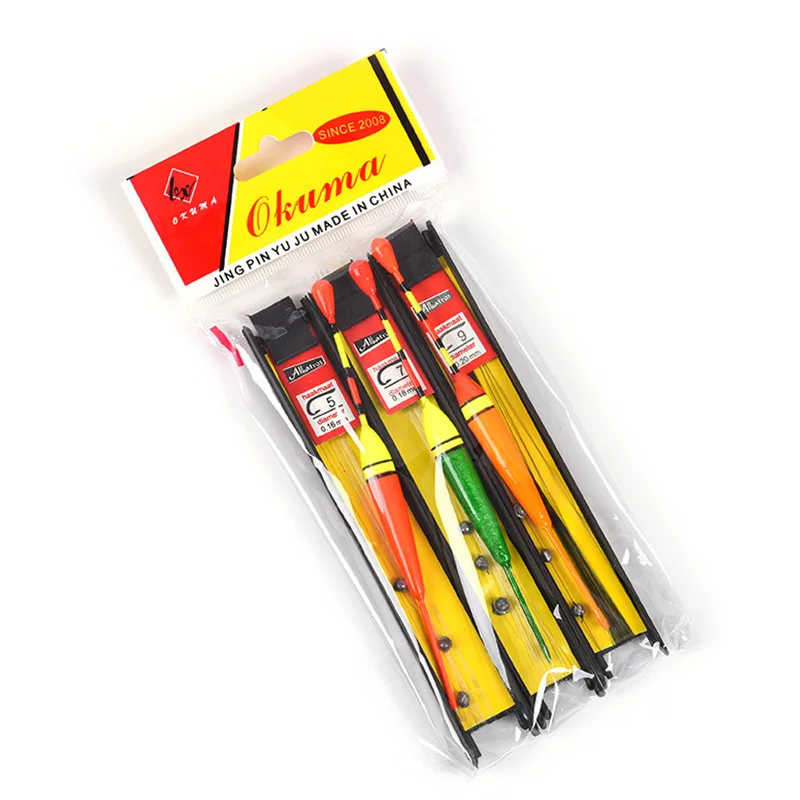 Juego de flotadores de pesca, boya Bobber, palo ligero de pesca, flotadores de tamaño variado, boya de Color para accesorios de pesca, 3 unids/lote - imagen 4