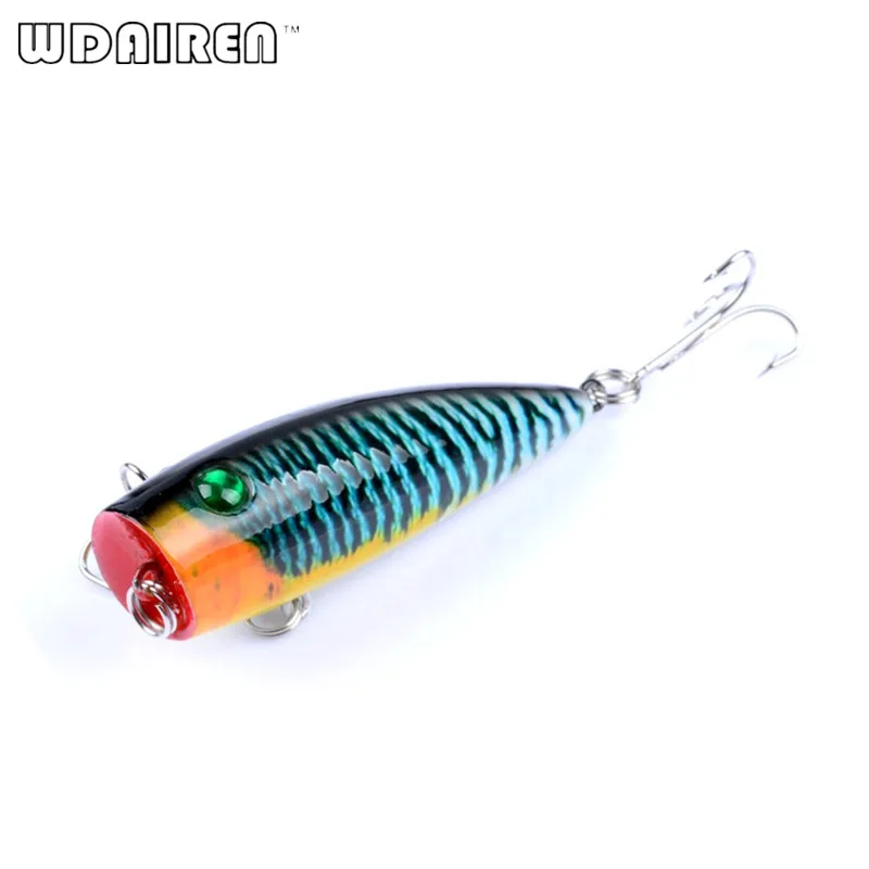 WDAIREN-señuelo de Pesca Topwater, cebo duro pintado en 3D, 68mm, 8,5g, Wobblers Crankbait, aparejos de Pesca de lubina, FA-432 - imagen 3
