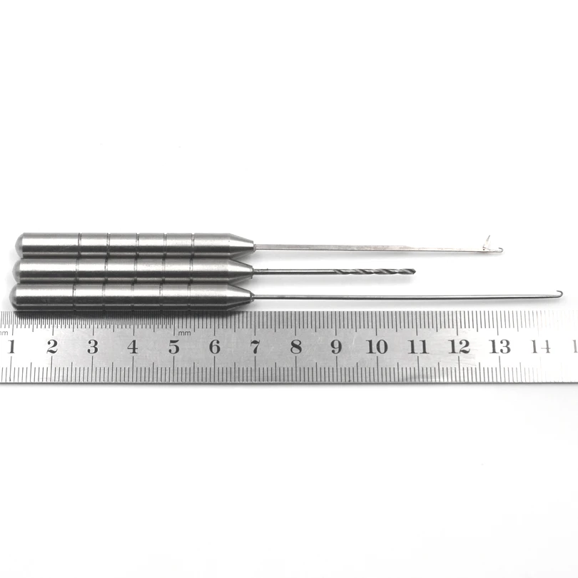 MNFT-Juego de aparejos de pesca de acero inoxidable, herramientas de aparejos de pesca de carpa fuertes y fáciles de usar, 1 Juego con 3 uds. - imagen 4