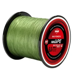 Seaknight-Hilo de pescar tri-poseidon Serie 4 hebras Trenzada 300 M, multifilamento japonés 8LB 10LB PE, alambre trenzado 15LB 20LB