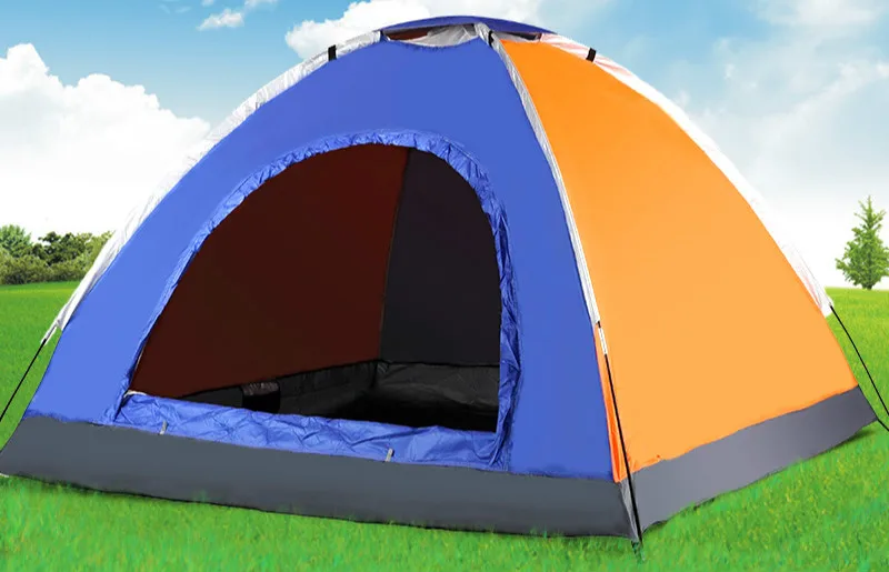 Tienda de campaña portátil de una sola capa para 2 personas, tienda de campaña automática a prueba de lluvia para exteriores, senderismo, pesca y caza, alta calidad, nueva - imagen 4