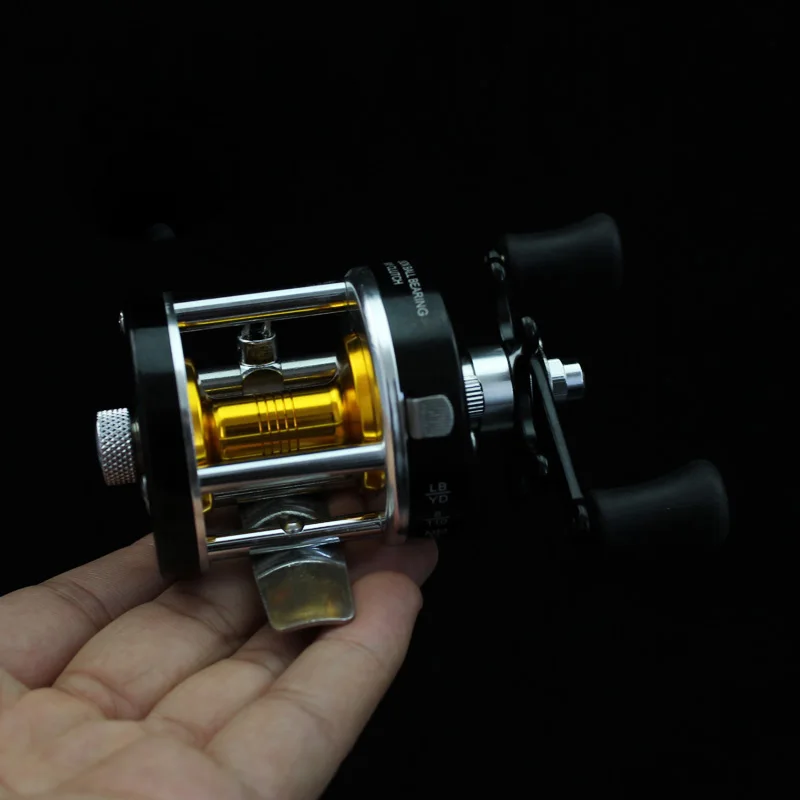 Carrete de pesca de aleación de aluminio y cobre, herramienta de tambor multiplicador, alta velocidad, 3,8: 1 - imagen 5