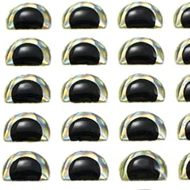 Countbass 50 Uds. Ojos de señuelo de pesca 3D para cebos duros en blanco crankbaits minnow señuelos sin pintar, accesorios de cebo de pescado DIY - imagen 2