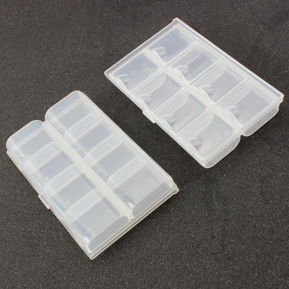 Caja transparente para señuelos de Pesca, accesorio para pececillos, contenedor de aparejos de Pesca, 13cm x 8cm x 2cm, 2 uds. - imagen 3