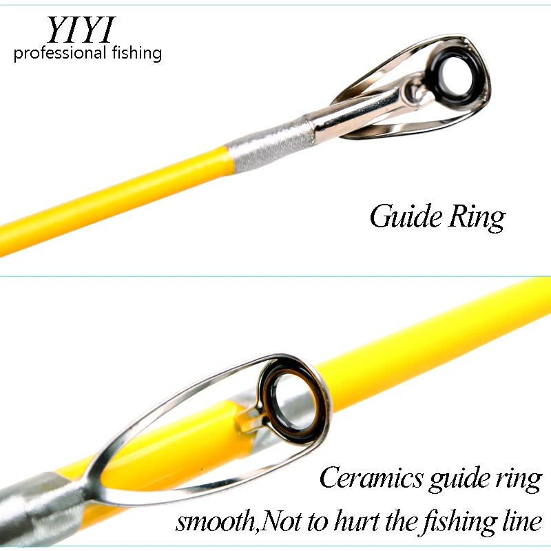 Yiyi-caña de pescar giratoria, aparejo de pesca resistente de 2,1 m, 10 ~ 50g, peso de señuelo, para barco, para lubina - imagen 3