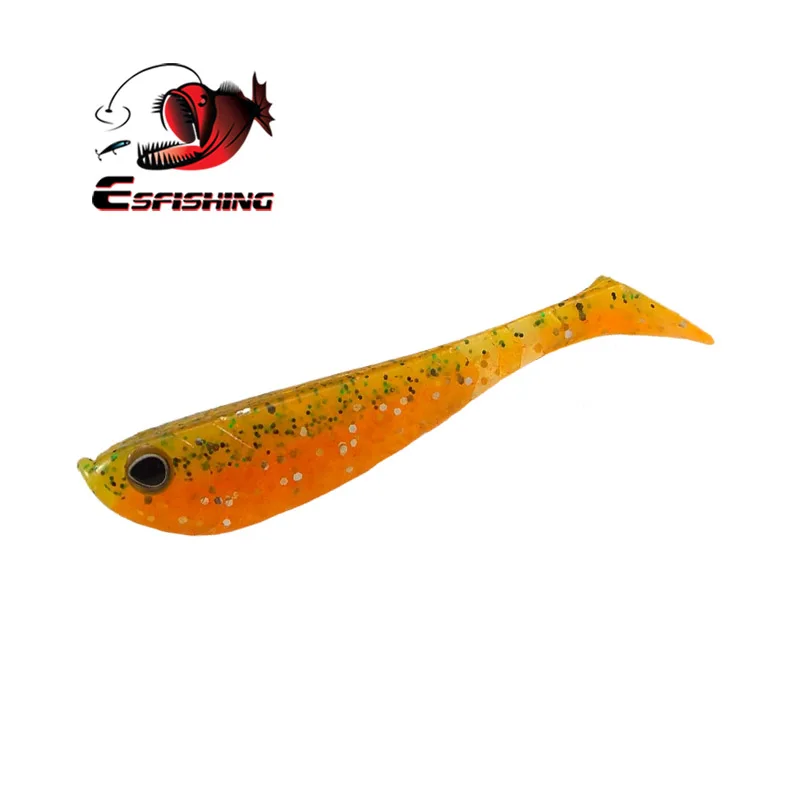 KESFISHING-Señuelos de Pesca de silicona blanda, cebo Artificial, ojo 3D, 10 piezas, 6,2 cm - imagen 3