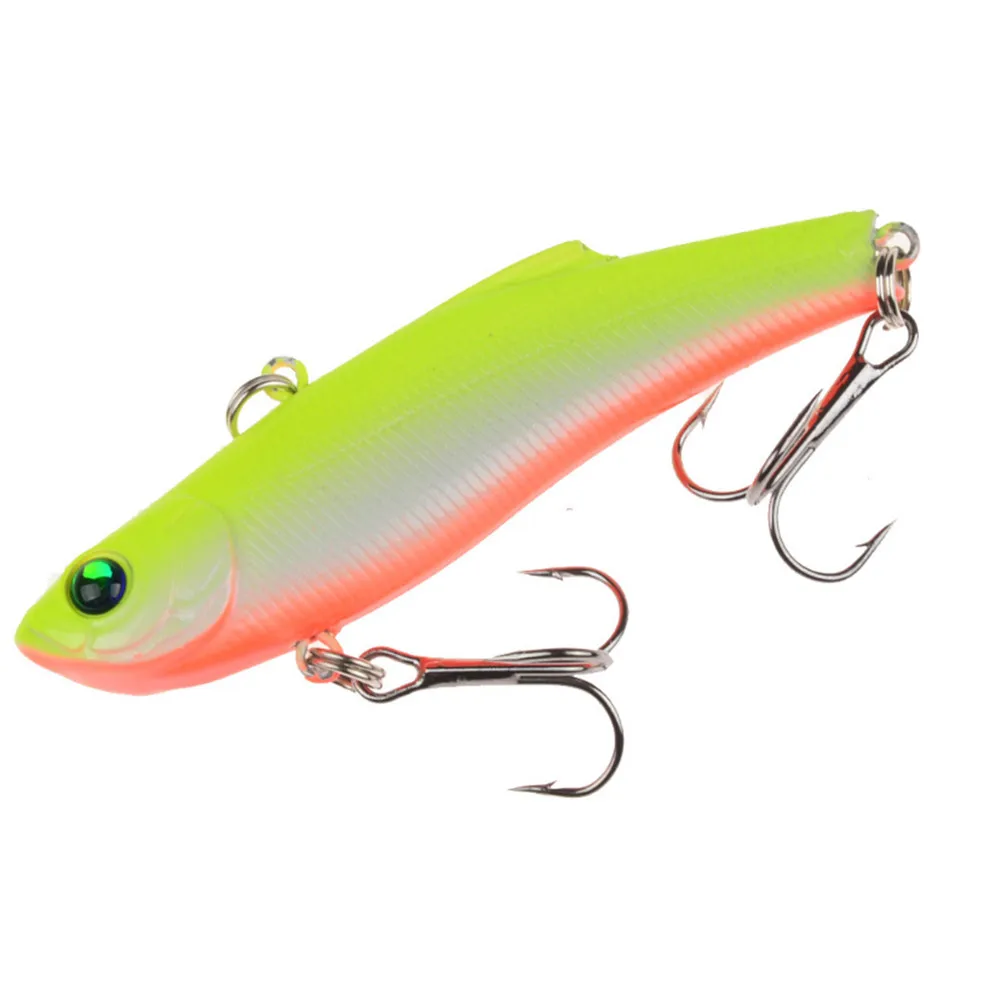 1 Uds. Señuelos de Pesca de Metal VIB 7 cm/18,4g Crankbait biónico duro Vibration Wobblers accesorios de pesca de carpa - imagen 2